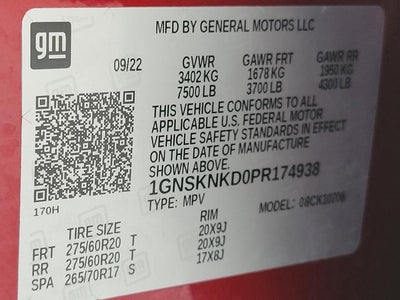 2023 Chevrolet Tahoe 4WD 4dr LT