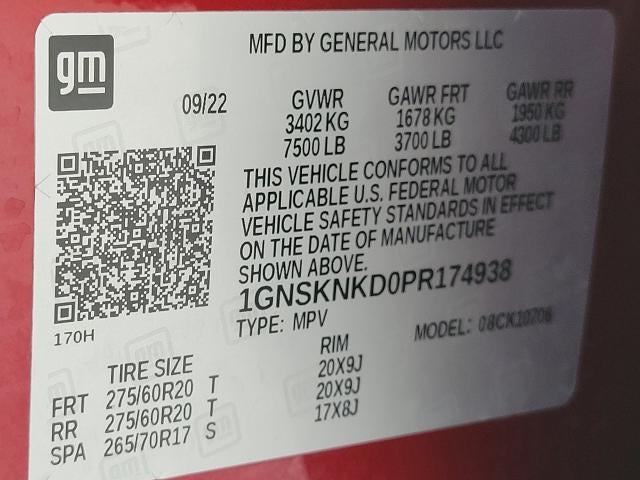 2023 Chevrolet Tahoe 4WD 4dr LT