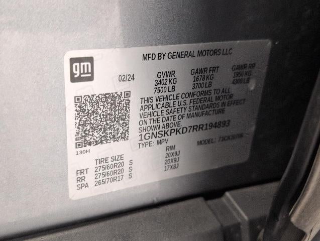 2024 Chevrolet Tahoe 4WD 4dr Z71