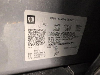2021 Chevrolet Tahoe 4WD 4dr RST