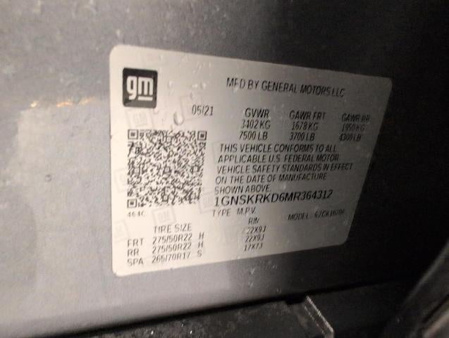 2021 Chevrolet Tahoe 4WD 4dr RST
