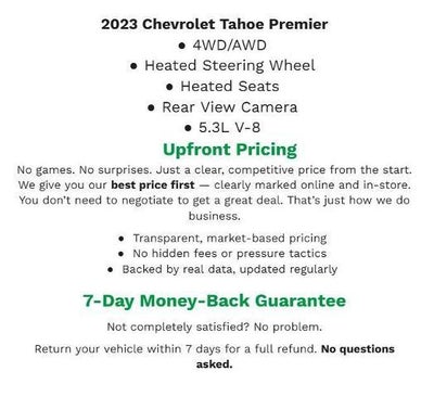 2023 Chevrolet Tahoe 4WD 4dr Premier