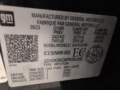 2023 Chevrolet Tahoe 4WD 4dr Premier