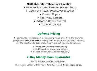 2023 Chevrolet Tahoe 4WD 4dr High Country
