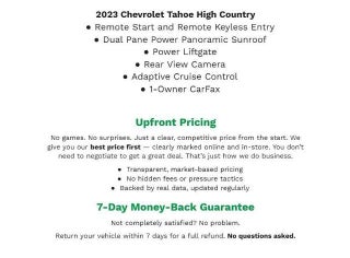 2023 Chevrolet Tahoe 4WD 4dr High Country