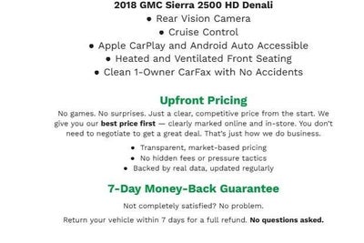 2018 GMC Sierra 2500 HD 4WD Crew Cab 153.7 Denali