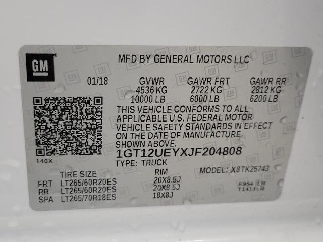 2018 GMC Sierra 2500 HD 4WD Crew Cab 153.7 Denali