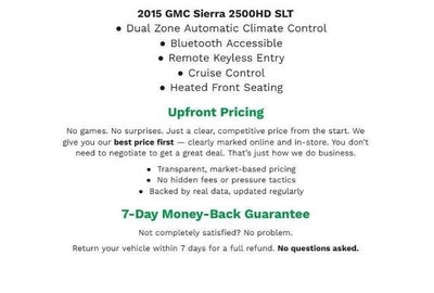 2015 GMC Sierra 2500 HD 4WD Double Cab 144.2 SLT
