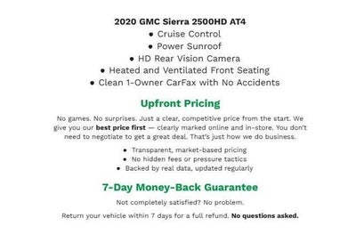 2020 GMC Sierra 2500 HD 4WD Crew Cab 159 AT4