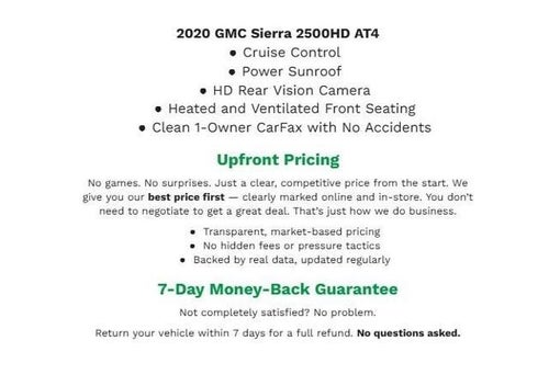 2020 GMC Sierra 2500 HD 4WD Crew Cab 159 AT4