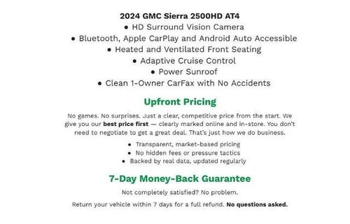 2024 GMC Sierra 2500 HD 4WD Crew Cab 159 AT4