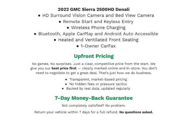 2022 GMC Sierra 2500 HD 4WD Crew Cab 159 Denali