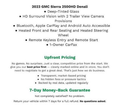 2023 GMC Sierra 2500 HD 4WD Crew Cab 159 Denali