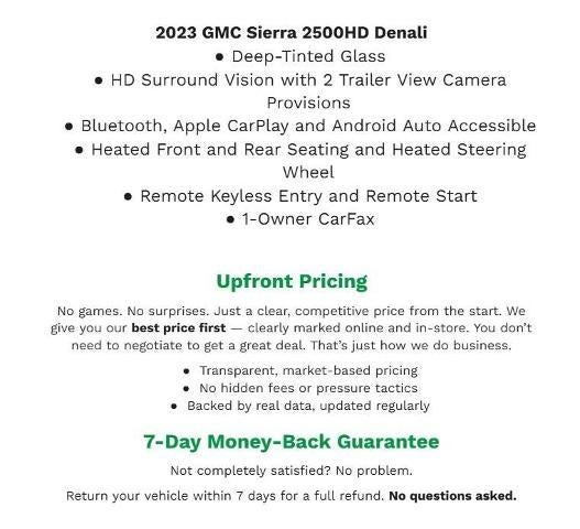 2023 GMC Sierra 2500 HD 4WD Crew Cab 159 Denali