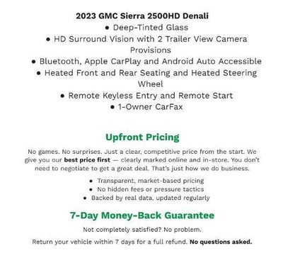 2023 GMC Sierra 2500 HD 4WD Crew Cab 159 Denali