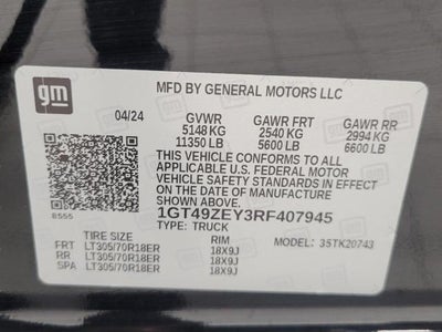 2024 GMC Sierra 2500 HD 4WD Crew Cab 159 AT4X