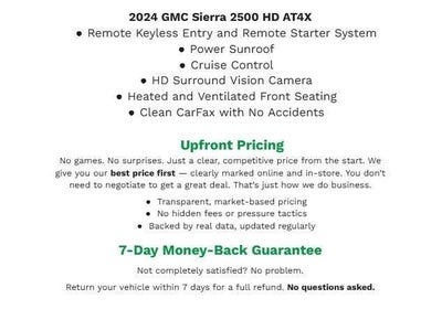 2024 GMC Sierra 2500 HD 4WD Crew Cab 159 AT4X