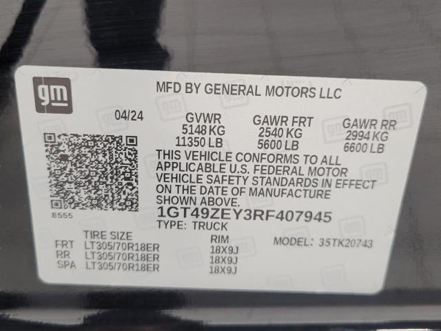 2024 GMC Sierra 2500 HD 4WD Crew Cab 159 AT4X