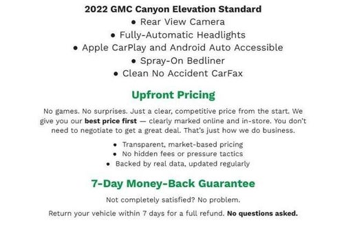 2022 GMC Canyon 4WD Ext Cab 128 Elevation Standard