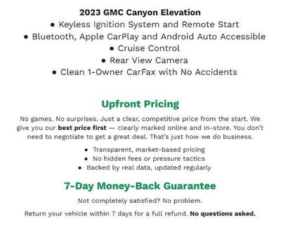 2023 GMC Canyon 2WD Crew Cab Elevation