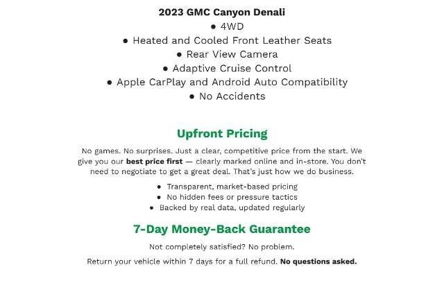 2023 GMC Canyon 4WD Crew Cab Denali