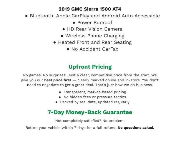 2019 GMC Sierra 1500 4WD Crew Cab 147 AT4