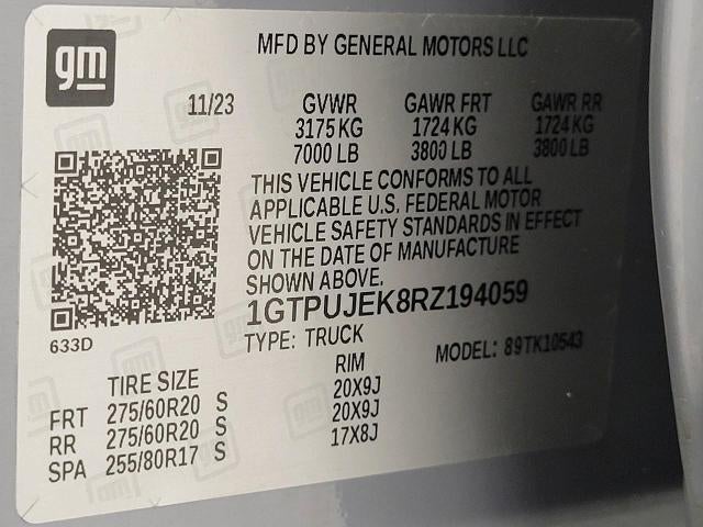 2024 GMC Sierra 1500 4WD Crew Cab 147 Elevation w/3VL