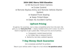 2024 GMC Sierra 1500 4WD Crew Cab 147 Elevation w/3VL