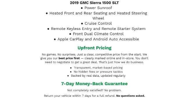 2019 GMC Sierra 1500 4WD Crew Cab 147 SLT