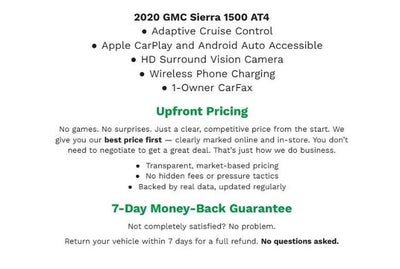 2020 GMC Sierra 1500 4WD Crew Cab 147 AT4