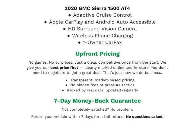 2020 GMC Sierra 1500 4WD Crew Cab 147 AT4