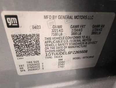2023 GMC Sierra 1500 4WD Crew Cab 147 SLT