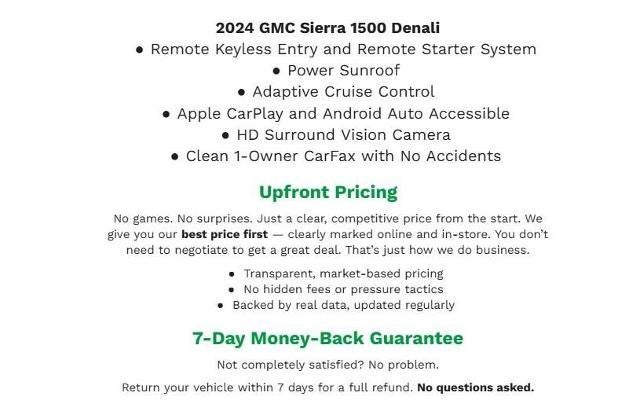 2024 GMC Sierra 1500 4WD Crew Cab 147 Denali