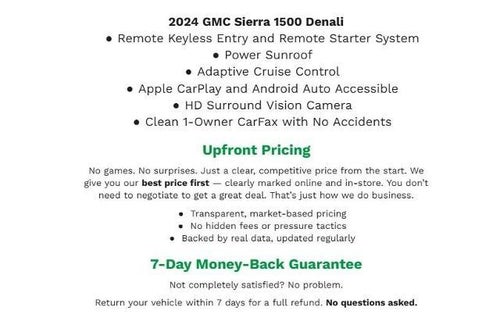 2024 GMC Sierra 1500 4WD Crew Cab 147 Denali