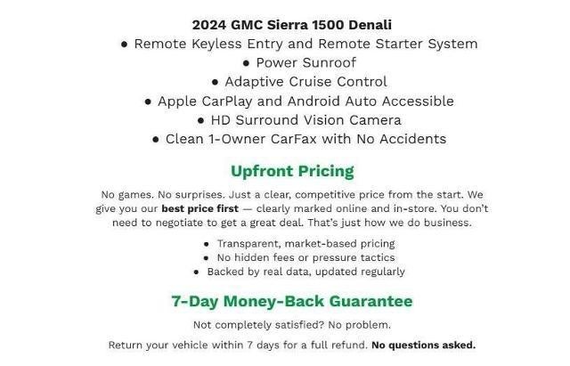 2024 GMC Sierra 1500 4WD Crew Cab 147 Denali