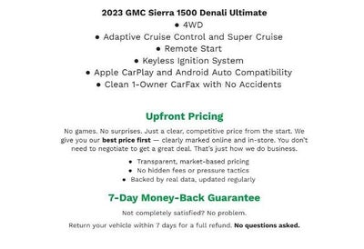 2023 GMC Sierra 1500 4WD Crew Cab 147 Denali Ultimate