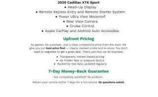 2020 Cadillac XT6 AWD 4dr Sport