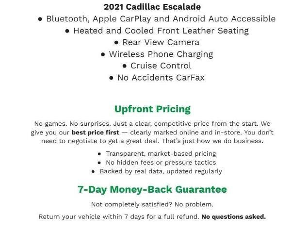 2021 Cadillac Escalade 4WD 4dr Premium Luxury