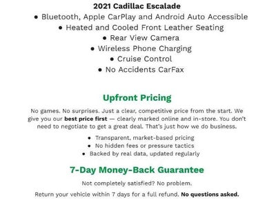 2021 Cadillac Escalade 4WD 4dr Premium Luxury