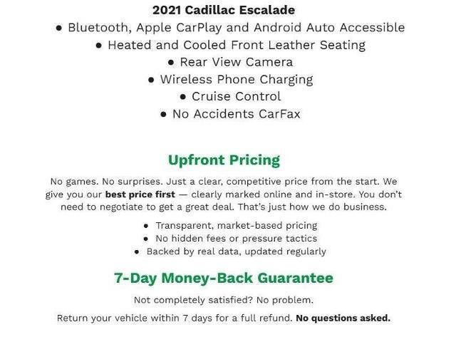 2021 Cadillac Escalade 4WD 4dr Premium Luxury