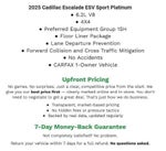 2025 Cadillac Escalade ESV 4WD 4dr Sport Platinum
