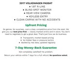 2017 Volkswagen Passat R-Line w/Comfort Pkg Auto