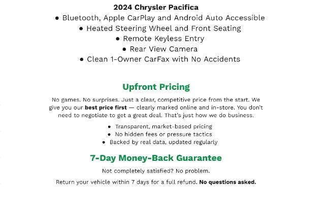 2024 Chrysler Pacifica Touring L FWD