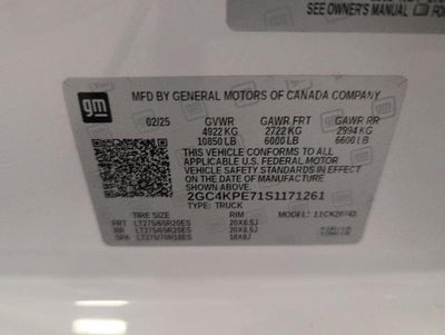 2025 Chevrolet Silverado 2500 HD 4WD Crew Cab 159 LTZ