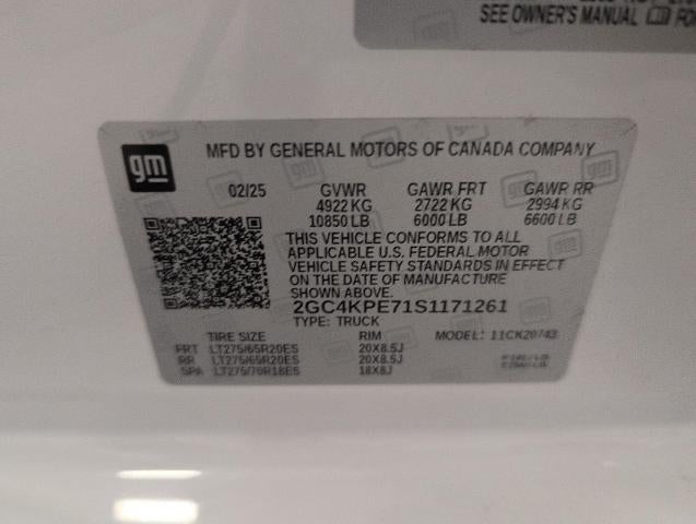 2025 Chevrolet Silverado 2500 HD 4WD Crew Cab 159 LTZ