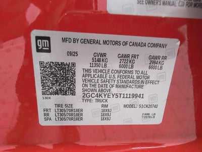 2026 Chevrolet Silverado 2500 HD 4WD Crew Cab 159 ZR2