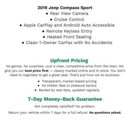 2019 Jeep Compass Sport 4x4