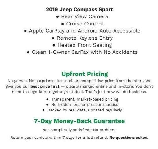 2019 Jeep Compass Sport 4x4