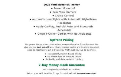 2025 Ford Maverick Tremor AWD SuperCrew