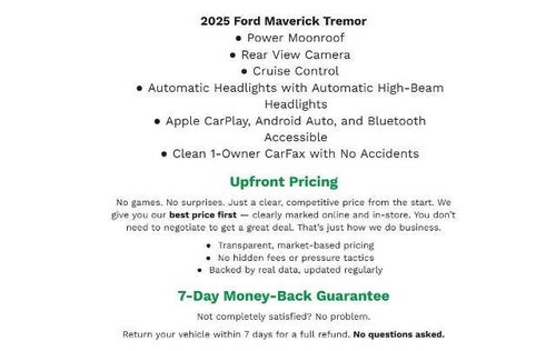 2025 Ford Maverick Tremor AWD SuperCrew